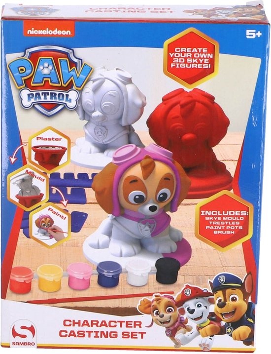 Paw Patrol Gips Gieten Skye