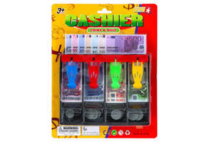 Speelgeld deluxe set munten & biljetten Euro's en Dollars