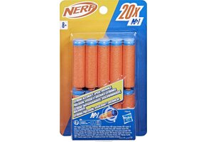 NERF N Series N1 Refill pack - met 20 Officiële Nerf N1 Darts - Nerf N1 Pijltjes