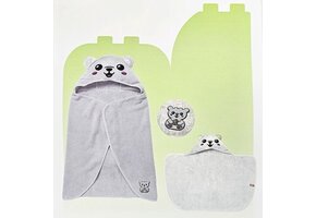 Duplo - Handdoek - Met - Capuchon - Unisex - Wit - Vanaf 1.5 jaar