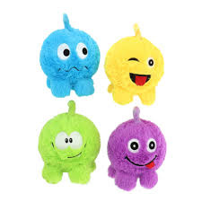 Pluchiez Bal bouncing furry fluffy friend 23 cm Assorti