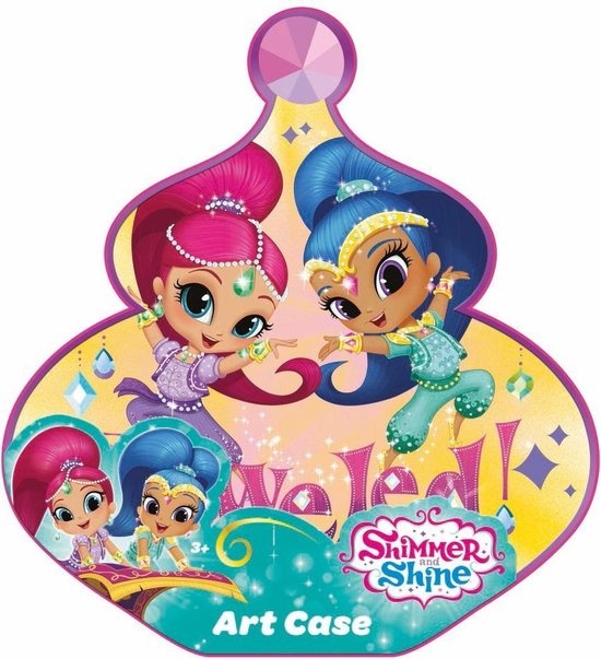 Shimmer & Shine Kleurkoffer, 33dlg.