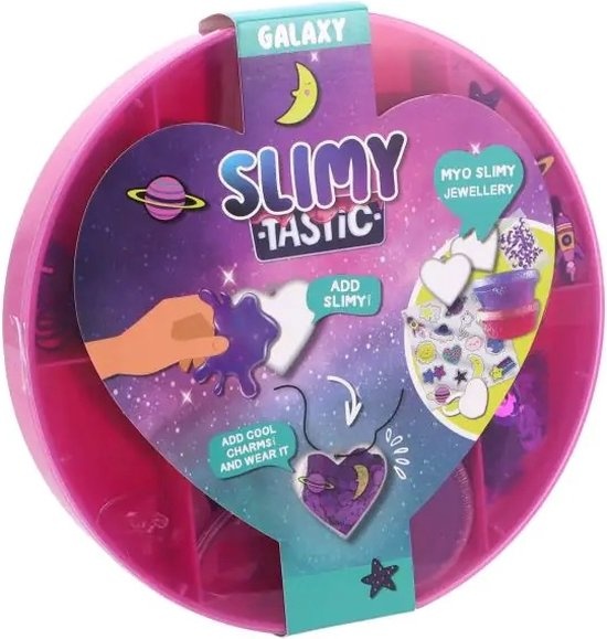 Slimy Tastic Galaxy met opbergdoos - Maak je eigen slijmsieraden