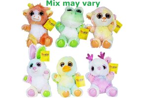 Sunkid Pluche Dieren Glitter Edition +/- 18cm - 1 stuk assorti uitgeleverd