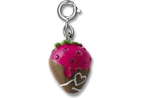 Charm it! Bedeltje - Aardbei met chocolade