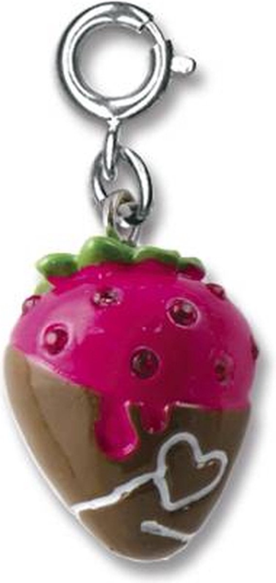 Charm it! Bedeltje - Aardbei met chocolade