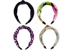 Haarband met knoop - 1 exemplaar assorti uitgeleverd