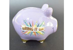 Spaarvarken Bring it on - Lila