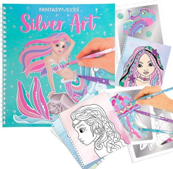 Depesche - Fantasy Model Silver Art kleurboek