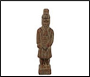 Krijger Hototo S bruin beeld