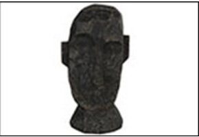 Ornament hoofd Potato zwart