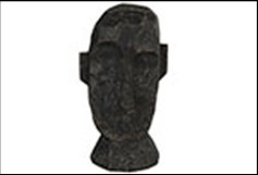 Ornament hoofd Potato zwart