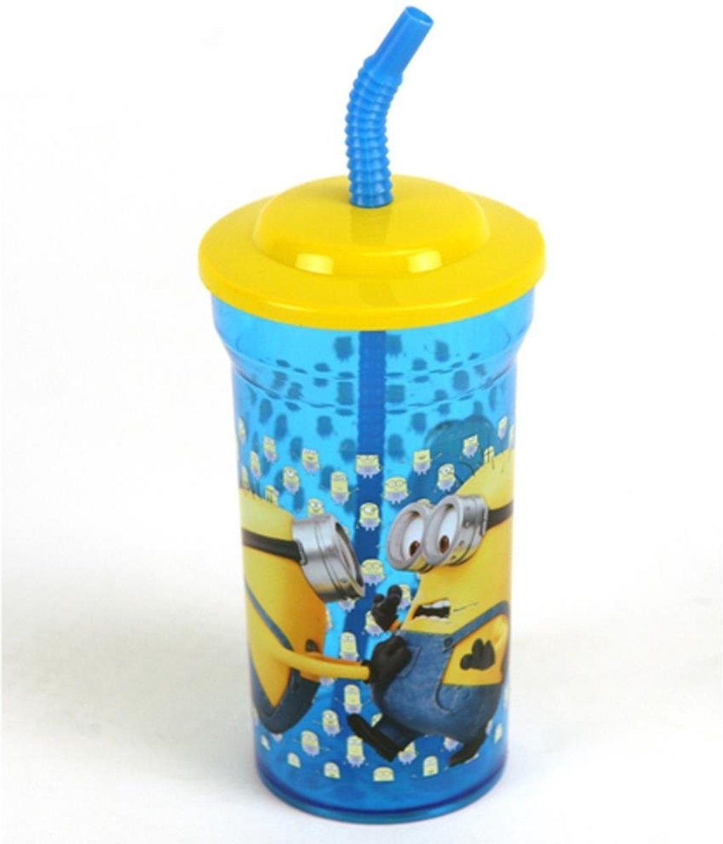Minions Drinkbeker met rietje