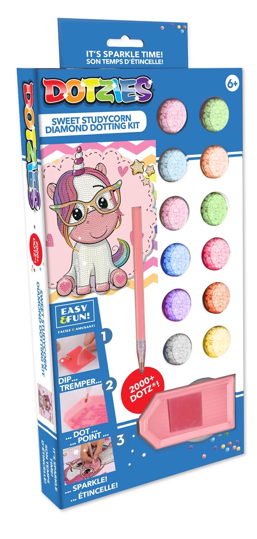 Dotzies Diamond Dots Set Sweet Studycorn FS 25x23cm