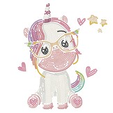 Dotzies Diamond Dots Set Sweet Studycorn FS 25x23cm