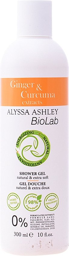 Douchegel Biolab Ginger & Curcuma Alyssa Ashley (300 ml)