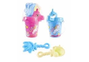 Emmersetje Unicorn 21cm 4-delig - 1 set assorti uitgeleverd