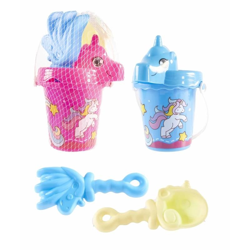 Emmersetje Unicorn 21cm 4-delig - 1 set assorti uitgeleverd