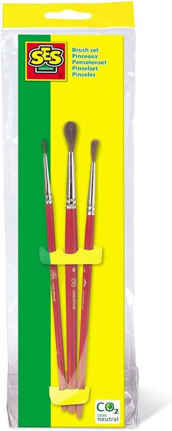 SES - Penselen set 3 stuks - verschillende diktes