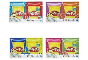 Play-Doh 2-Pack - 140 gram - 1 set assorti uitgeleverd