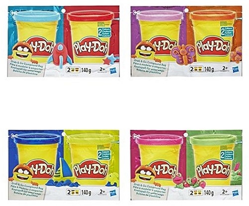 Play-Doh 2-Pack - 140 gram - 1 set assorti uitgeleverd