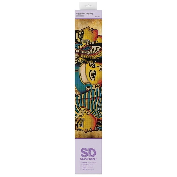 Diamond Dotz Simply Dotz Diamond Art Kit 66x47cm -Egyptian Royalty SD9401