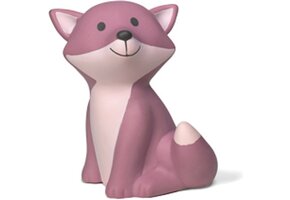 Spaarpotje Vosje Cesar Roze - 8 cm hoog - uitdeelcadeaus