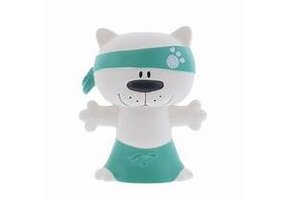 Tijger charly turquoise spaarpot