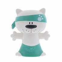 Tijger charly turquoise spaarpot