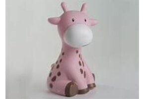 Raf de Giraf mini Spaarpot roze 11,5cm