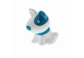 Spaarpot Hond Pitty blauw