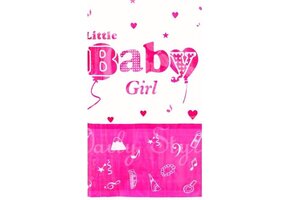 Tafelkleed Baby Girl - Gender Reveal - roze - baby girl tafelkleed roze