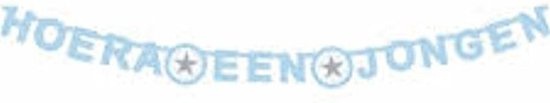 Letterslinger O'tje Kadootje Ster Hoera Jongen Blauw