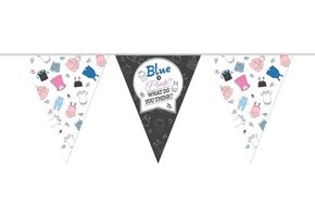 Haza Original Vlaggenlijn Gender Reveal Blauw/roze 10 M