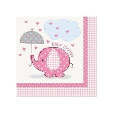 Baby Shower Girl - Servetten (16 stuks)