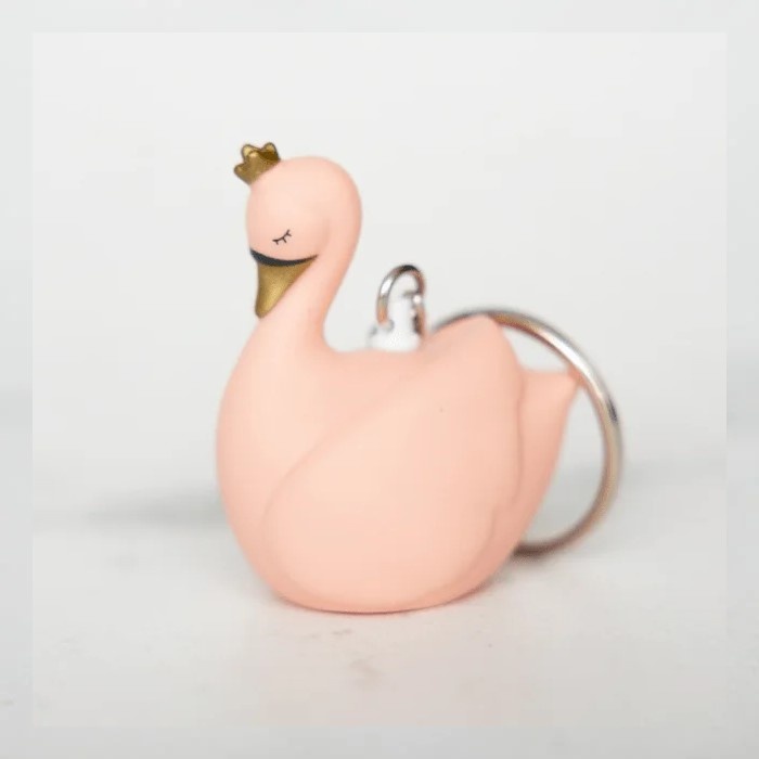 Sleutelhanger Dame blanch Zwaan