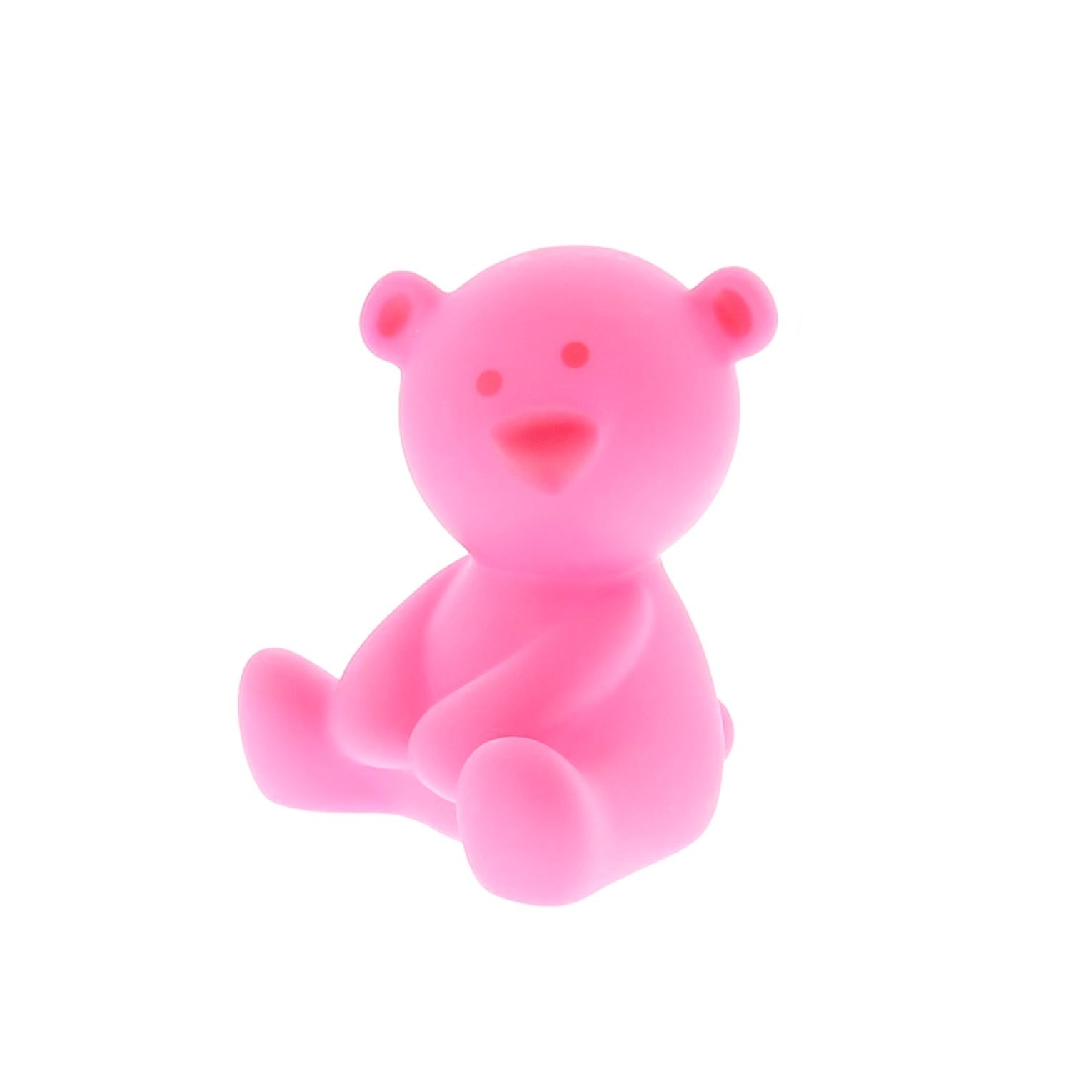 Beertje Stippel met zuignap Fuchsia