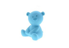 Beertje Stippel met zuignap Blauw