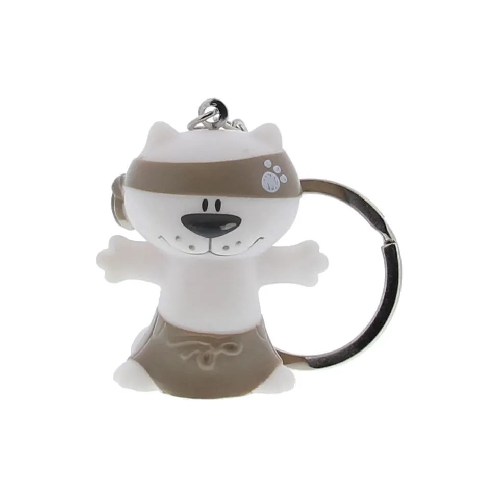 Sleutelhanger Tijger Charly Taupe