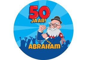 Bierviltjes - Abraham cartoon - 6 stuks