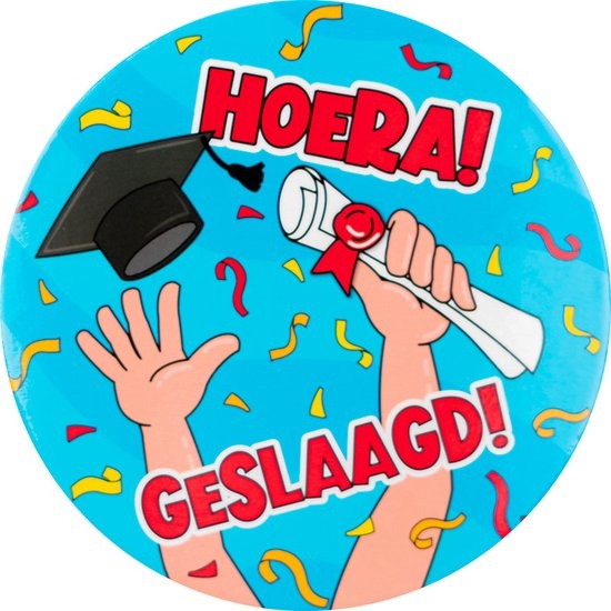 Bierviltjes - Geslaagd cartoon - 6 stuks