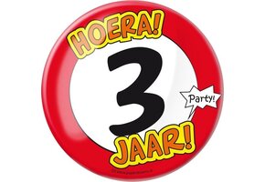 Paperdreams - Button XL - 3 Jaar