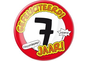 Paperdreams - Button XL - 7 Jaar