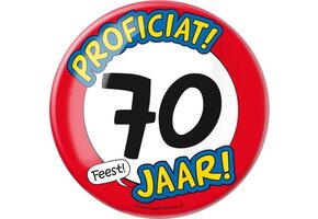 Paperdreams - Button XL - 70 Jaar