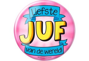 Paperdreams - Button XL - Juf