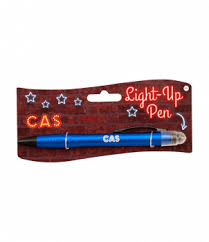 Balpen Light-Up Cas junior blauw