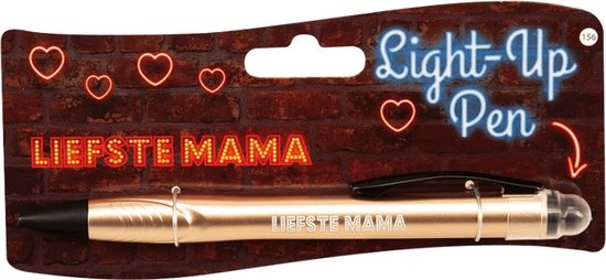 Balpen Light up pen - Liefste mama