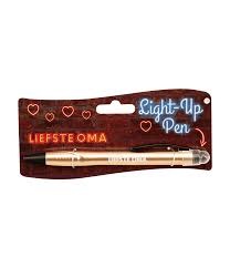 Balpen Light-up Pen Liefste Oma 15cm