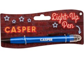 Balpen Light-up Casper Junior blauw