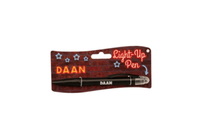 Balpen Light-up Daan Junior Zwart